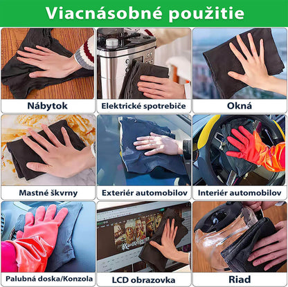 Zázračná handrička z mikrovlákna na univerzálne použitie (sada 5 kusov)
